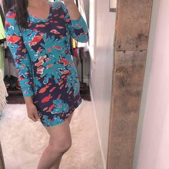 Lilly Pulitzer Reef Me Up Corrine small cotton jersey dress - Picture 2 of 6